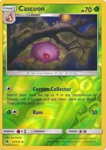 Cascoon trading card