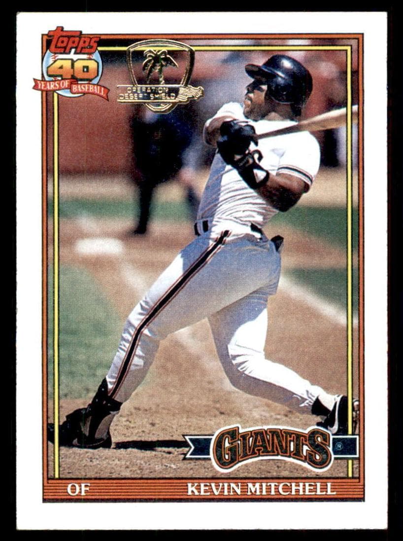 Kevin Mitchell 1991 topps Topps