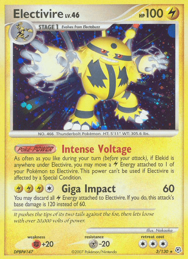 Electivire 2007 Pokemon