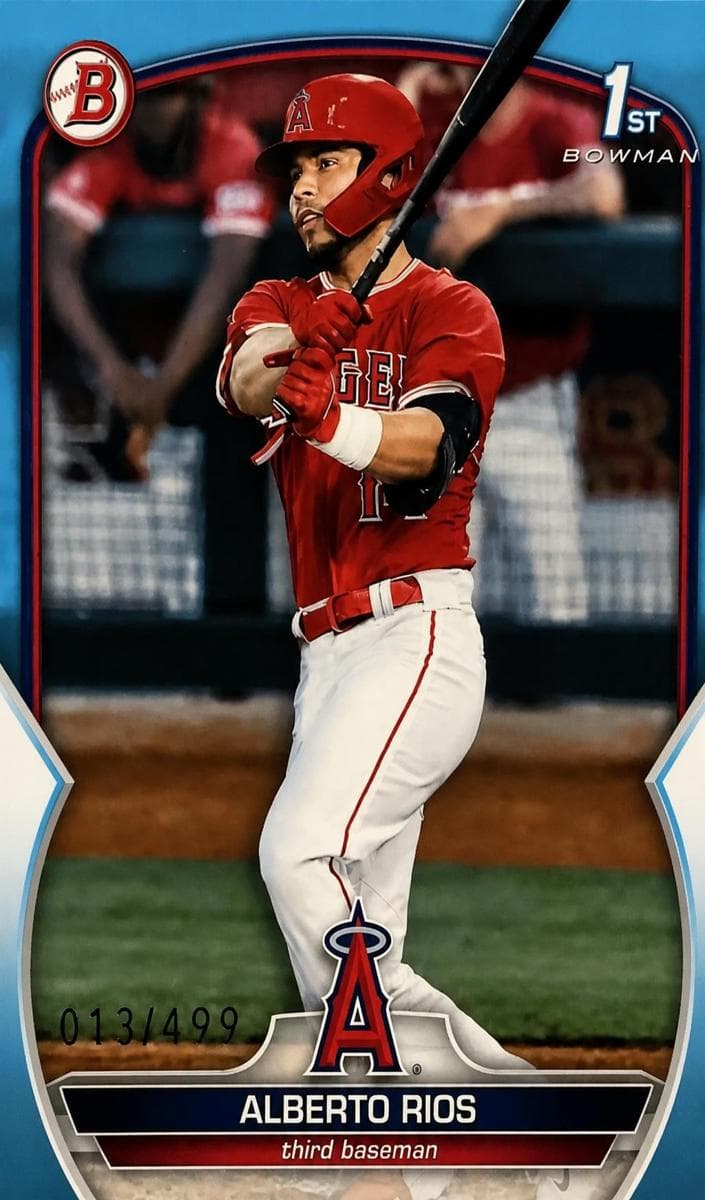 Alberto Rios trading card