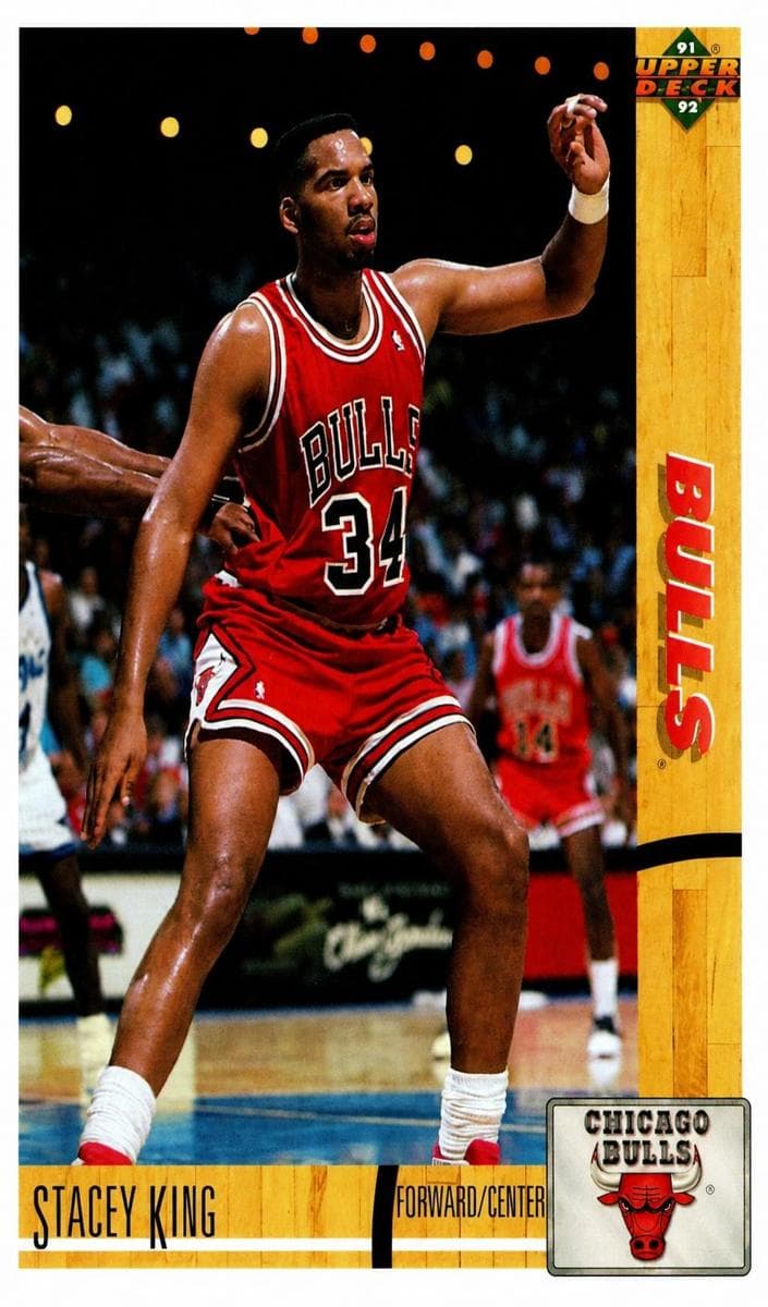 Stacey King 1991 upper-deck Upper Deck