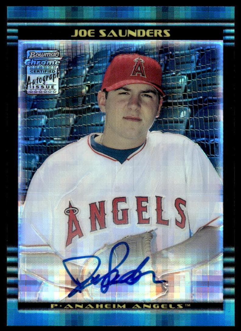 Joe Saunders 2002 bowman Bowman Draft Picks & Prospects