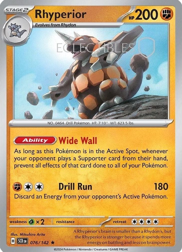 Rhyperior trading card