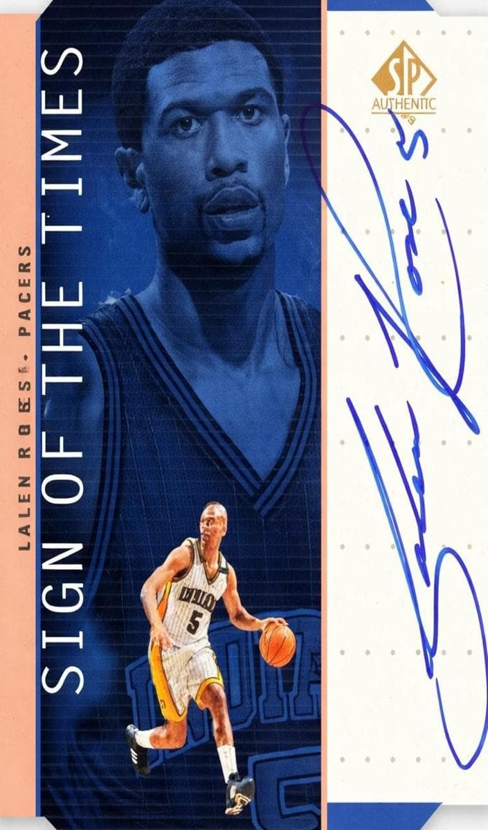 Jalen Rose 1998 unknown SP Authentic
