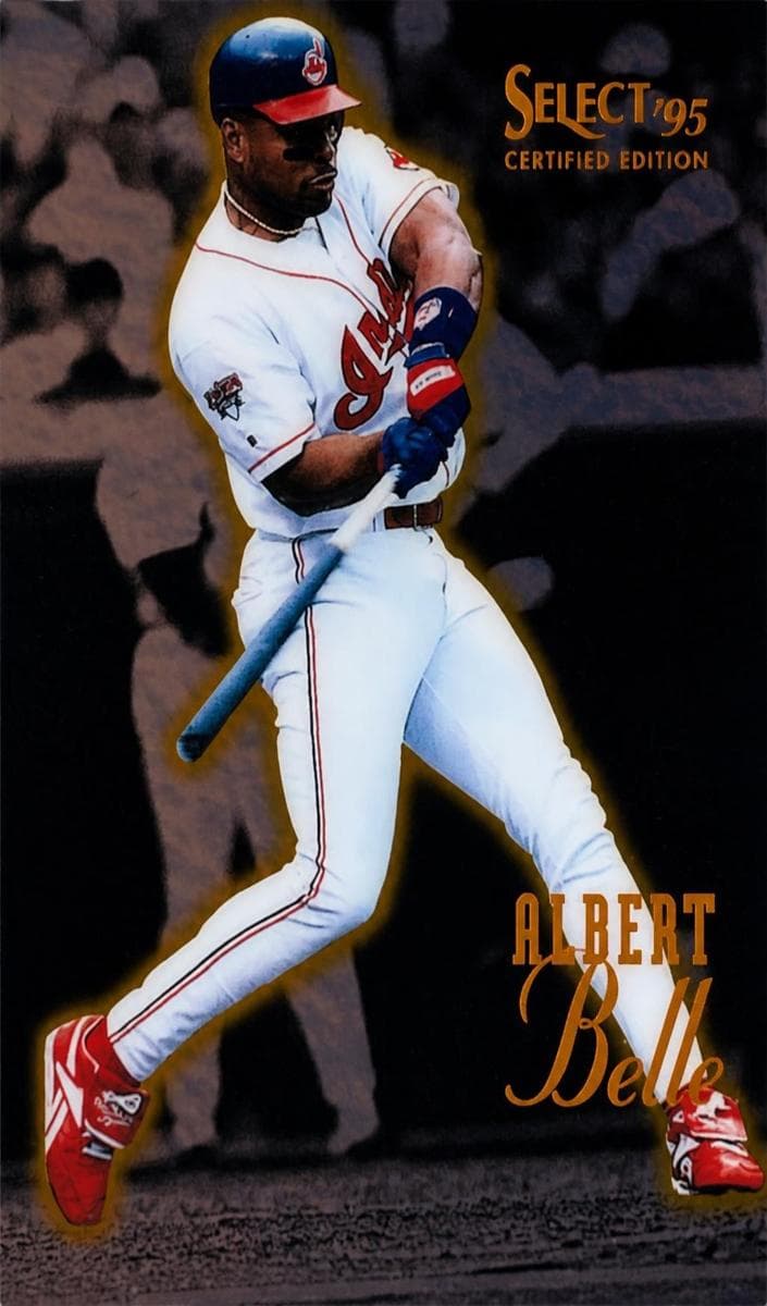 Albert Belle 1995 panini Certified