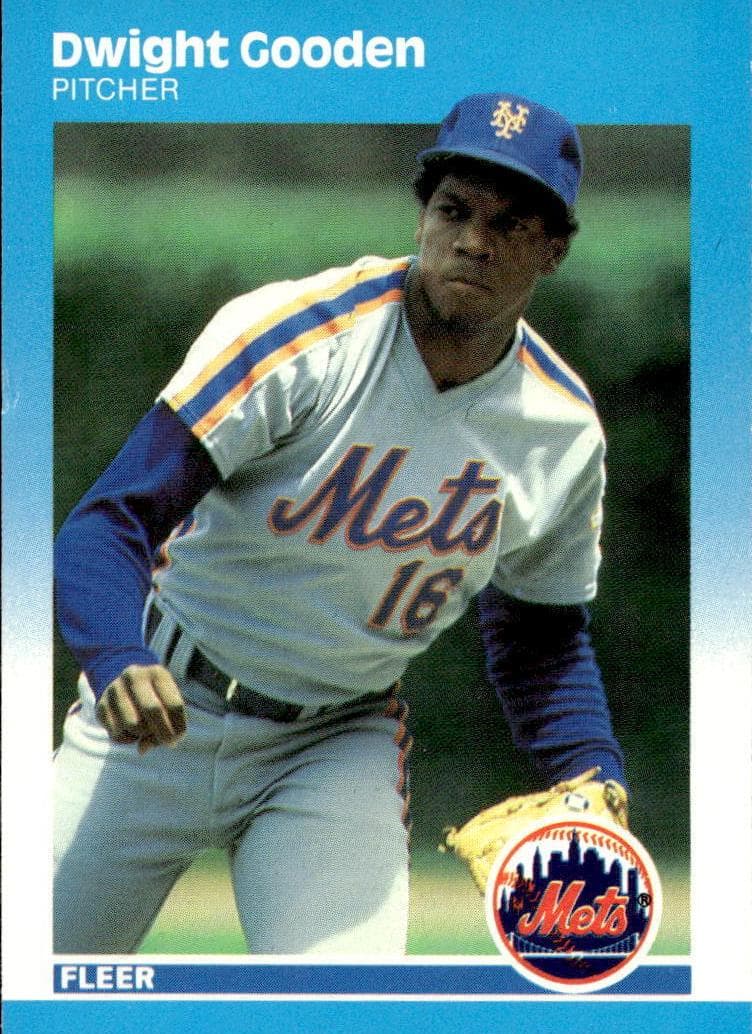 Dwight Gooden 1987 fleer
