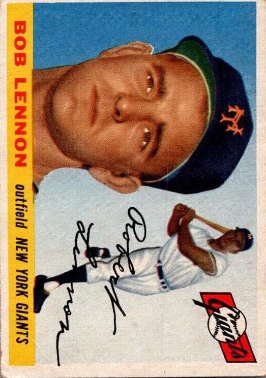Bob Lennon 1955 topps Topps
