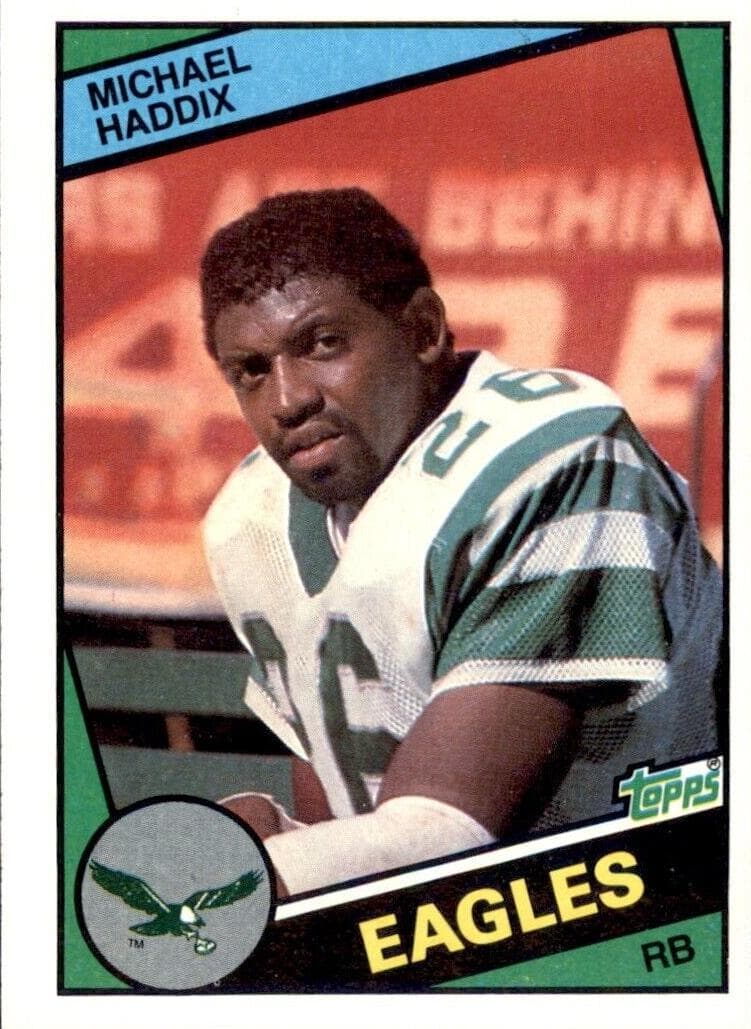 Michael Haddix trading card