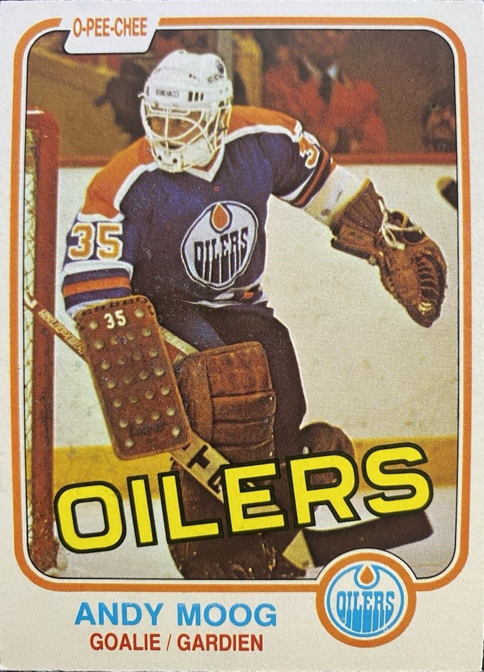 Hockey Andy Moog 1981 O-Pee-Chee