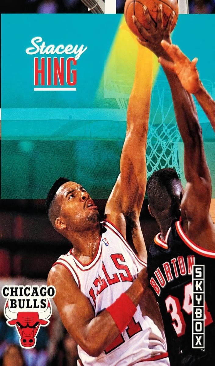 Stacey King 1992 fleer SkyBox