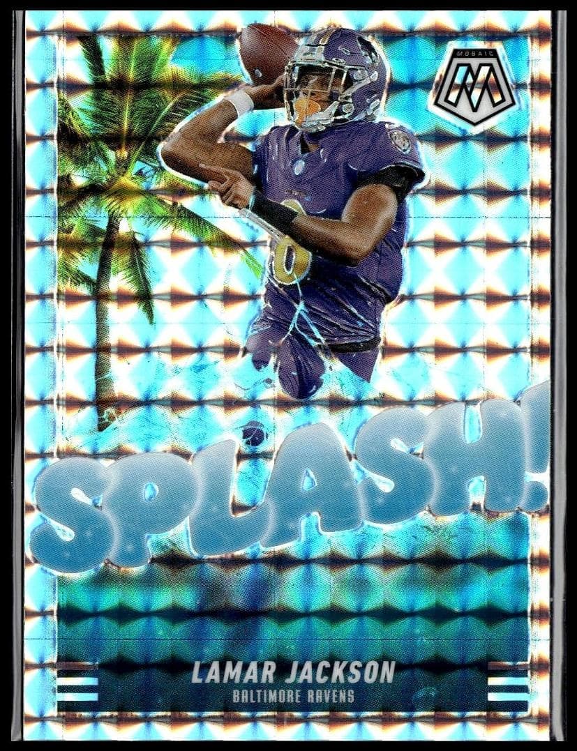 Lamar Jackson 2025 panini Mosaic