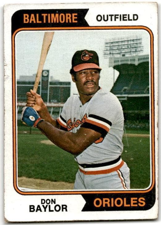 Don Baylor 1974 topps Topps