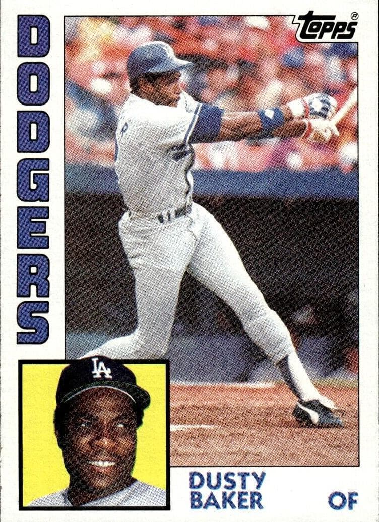 Dusty Baker 1984 topps Topps