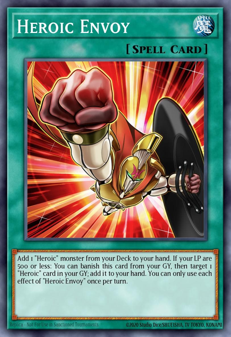 Heroic Envoy 2022 Yu-Gi-Oh! Dimension Force 1st Edition