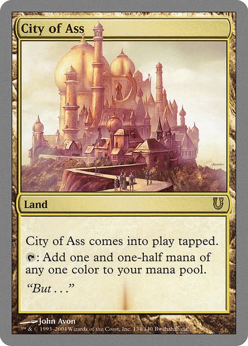 City of Ass 2004 Magic: The Gathering