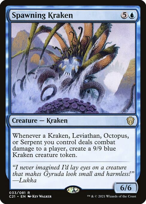 Spawning Kraken 2021 Magic: The Gathering Commander 2021