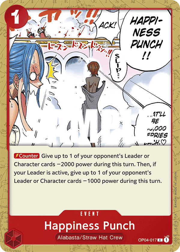 Happiness Punch 2023 One Piece Japanese Kingdoms of Intrigue