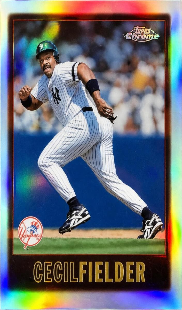 Cecil Fielder 1997 topps Topps Chrome