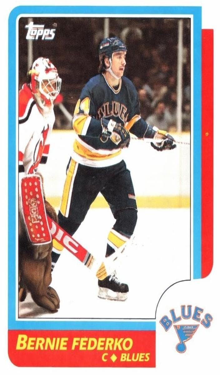 Bernie Federko 1986 topps