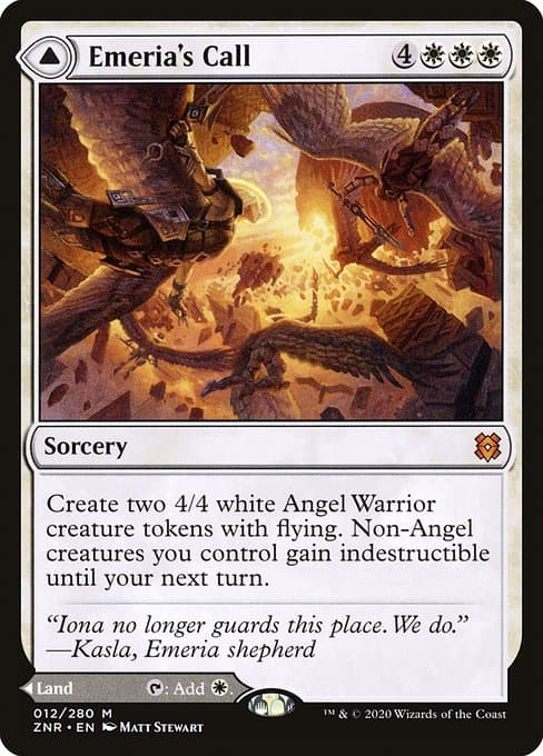 Emeria's Call & Emeria, Shattered Skyclave 2020 Magic: The Gathering Zendikar Rising