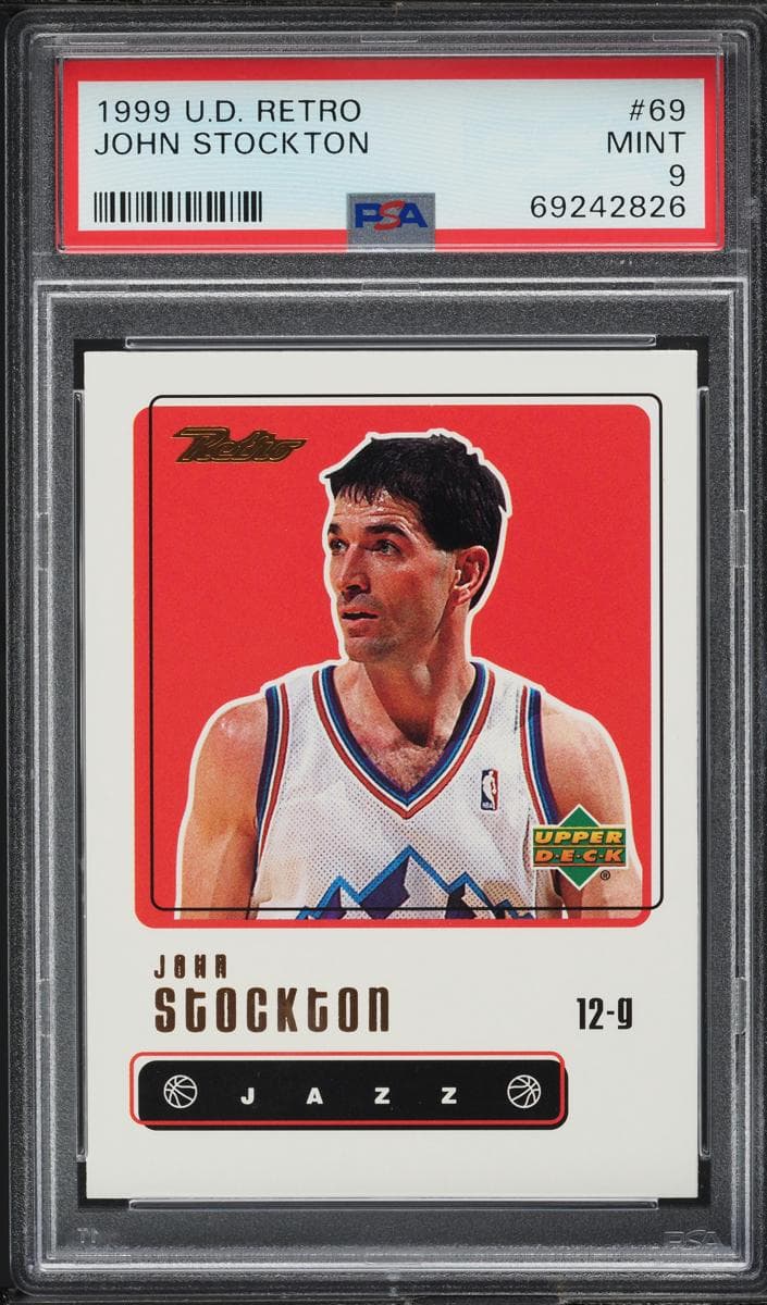 John Stockton 1999 upper-deck Retro