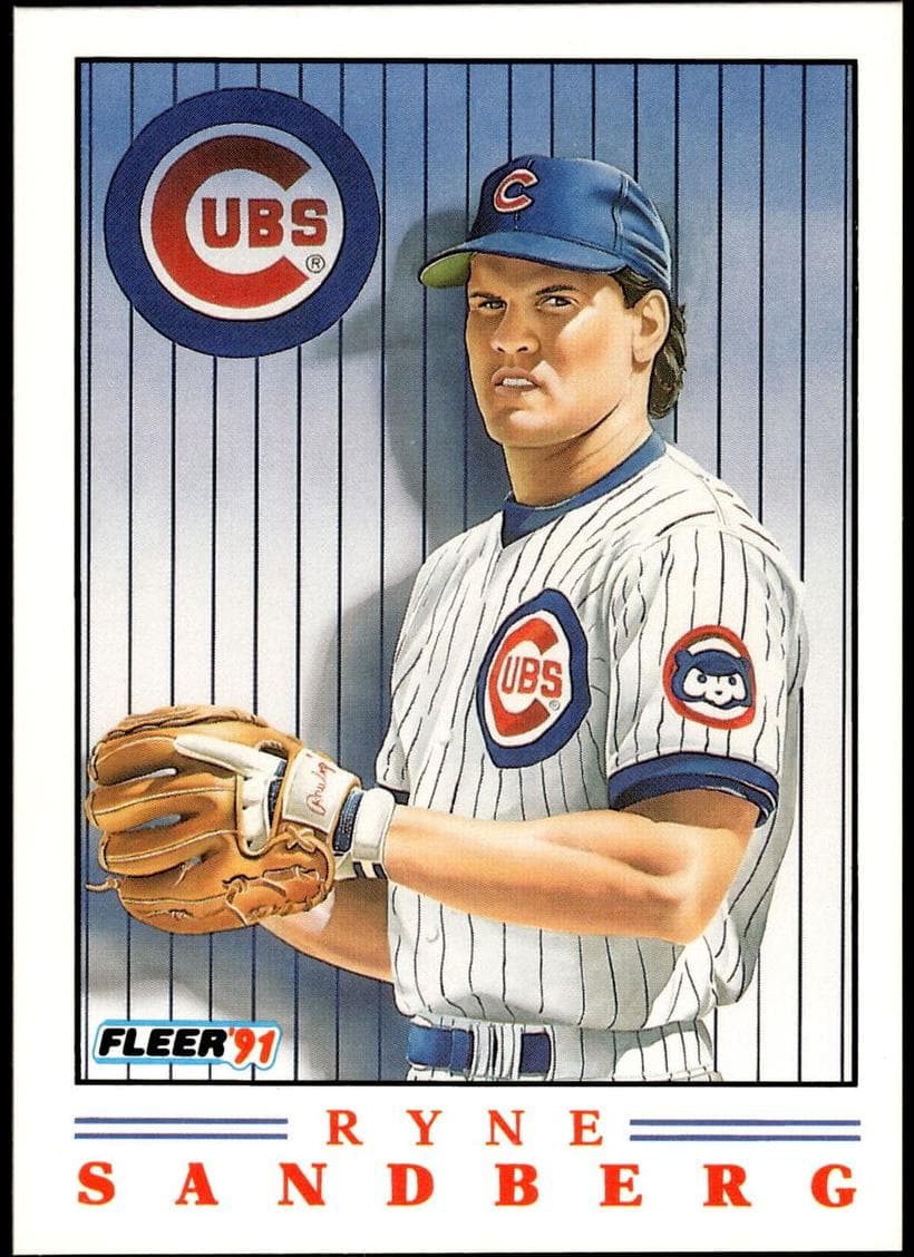 Ryne Sandberg 1991 fleer Fleer