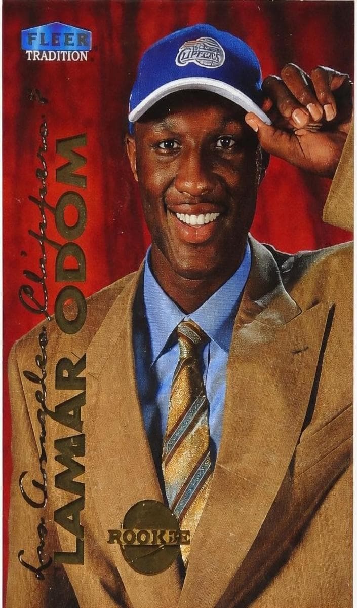 Lamar Odom 1999 fleer Tradition