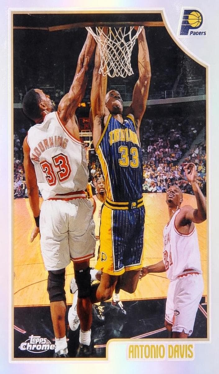 Antonio Davis 1998 topps Topps Chrome