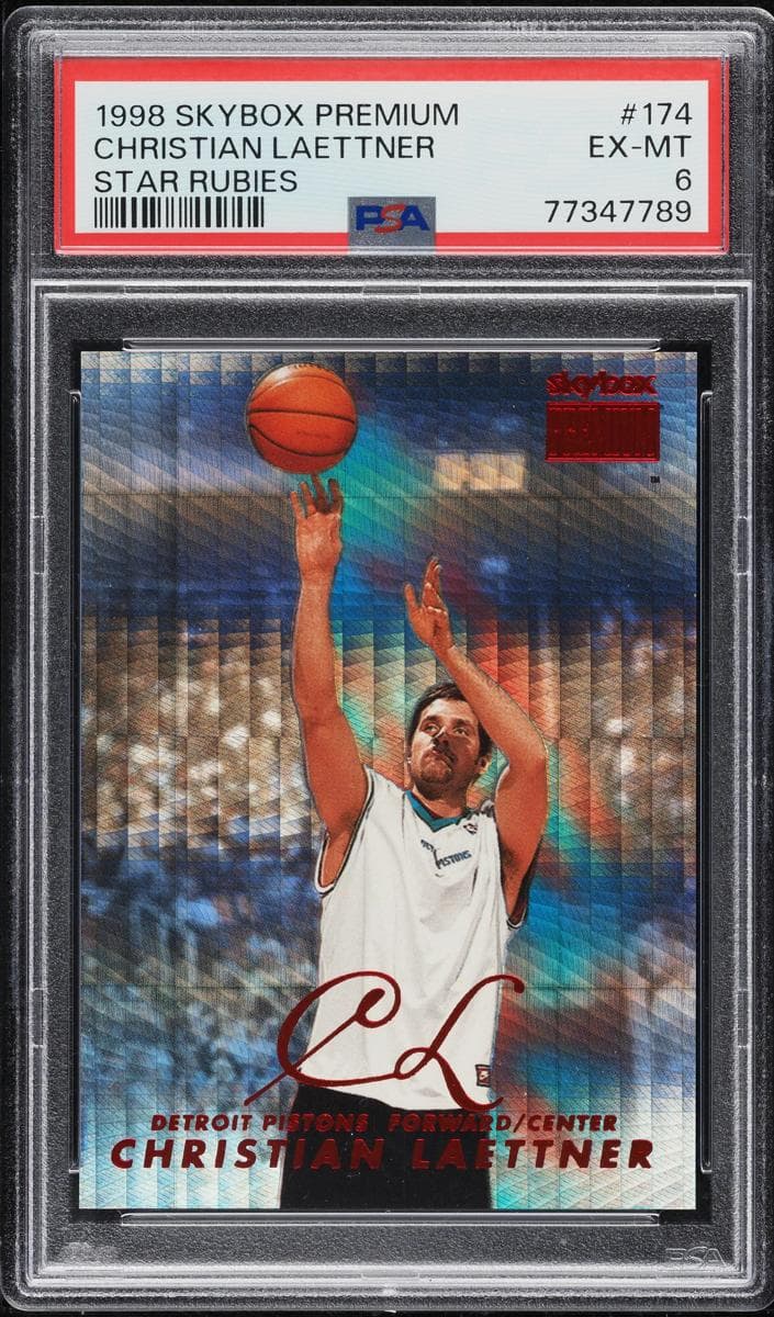 Christian Laettner 1998 fleer SkyBox Premium
