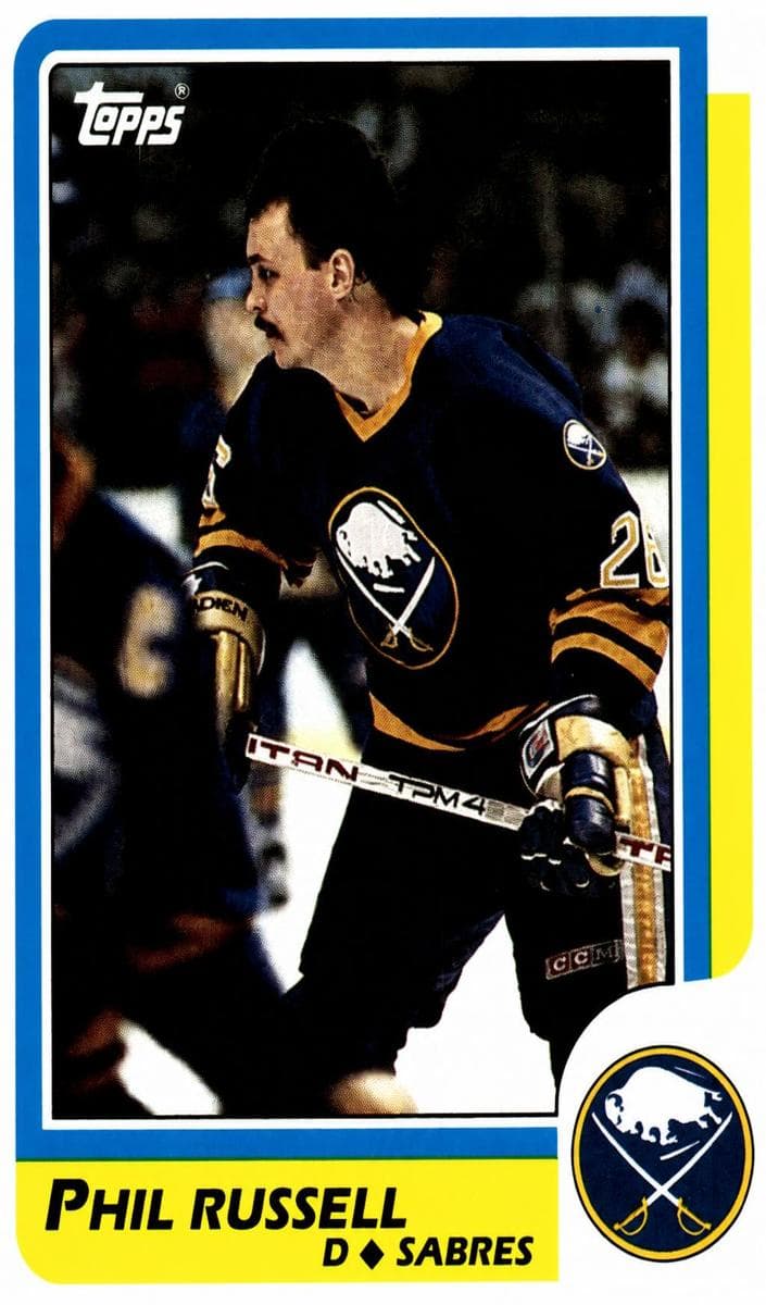 Phil Russell trading card