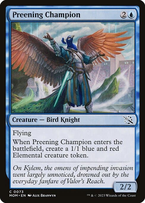 Preening Champion #73