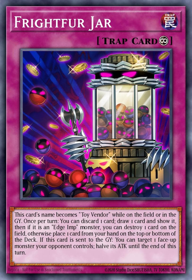Frightfur Jar 2020 Yu-Gi-Oh! Rise of the Duelist 1st Edition