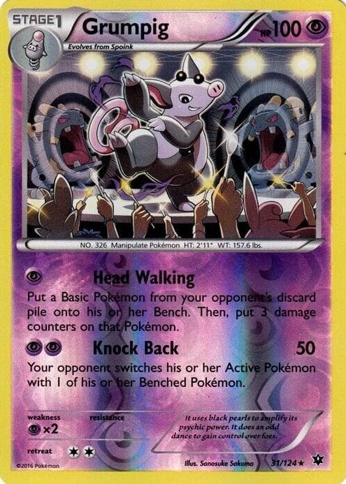 Grumpig trading card