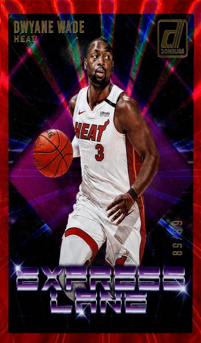 Dwyane Wade 2018 panini Donruss Optic