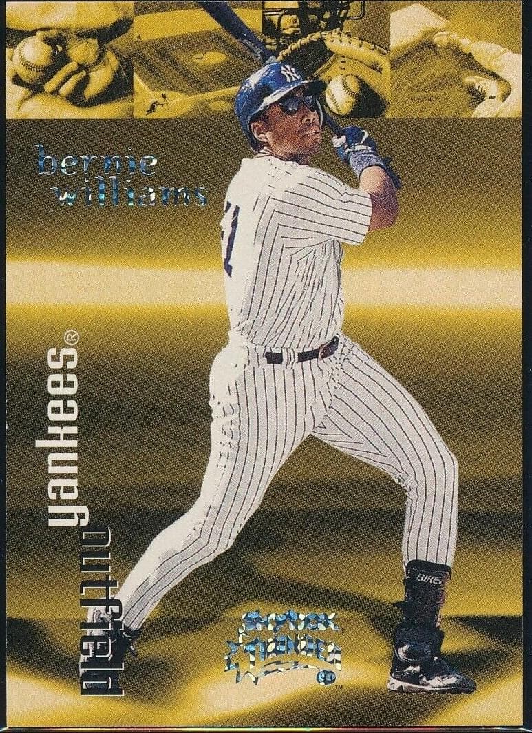 Bernie Williams 1999 fleer SkyBox Thunder