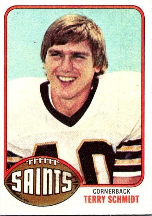 Terry Schmidt 1976 topps Topps