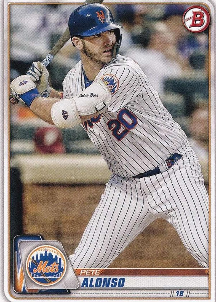 Pete Alonso 2020 bowman Bowman