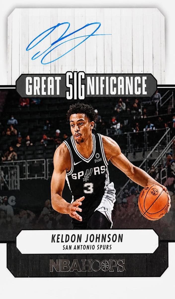 Keldon Johnson 2022 panini Hoops
