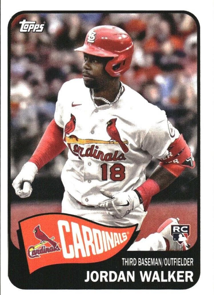 Jordan Walker 2023 Topps Archives rookie card