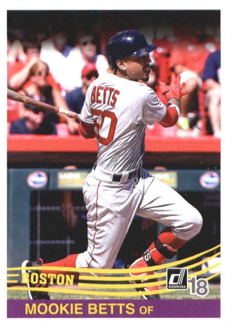 Mookie Betts 2018 panini