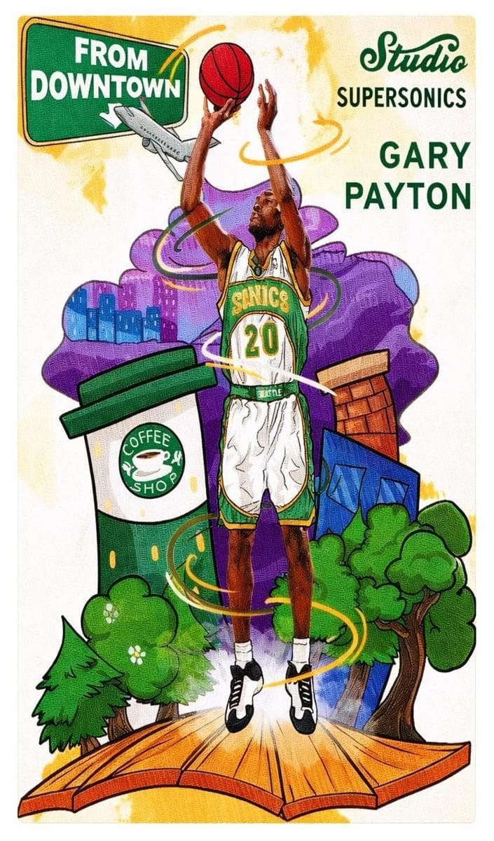 Gary Payton 2016 panini