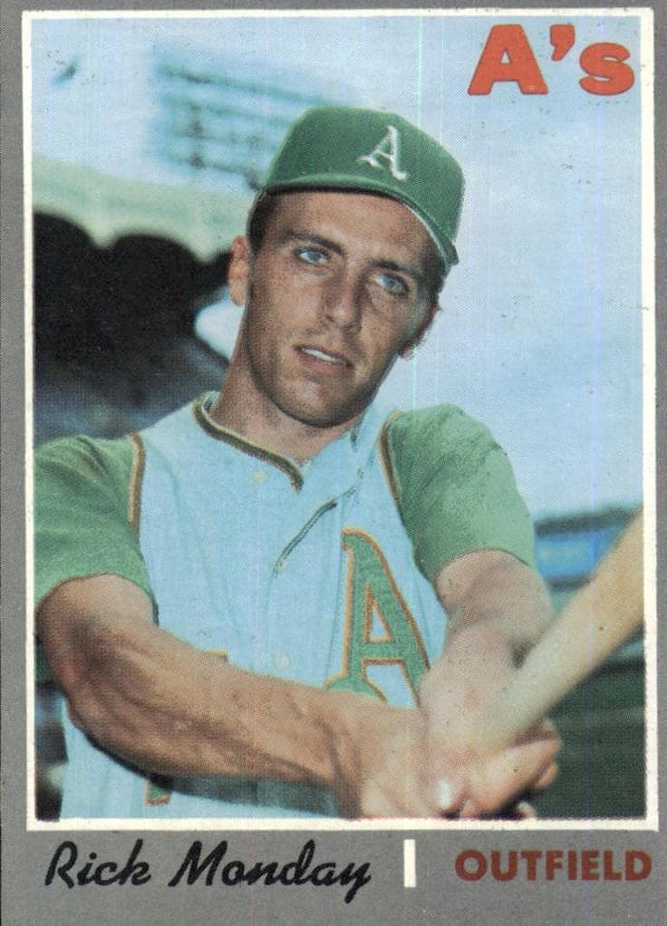 Rick Monday 1970 topps Topps