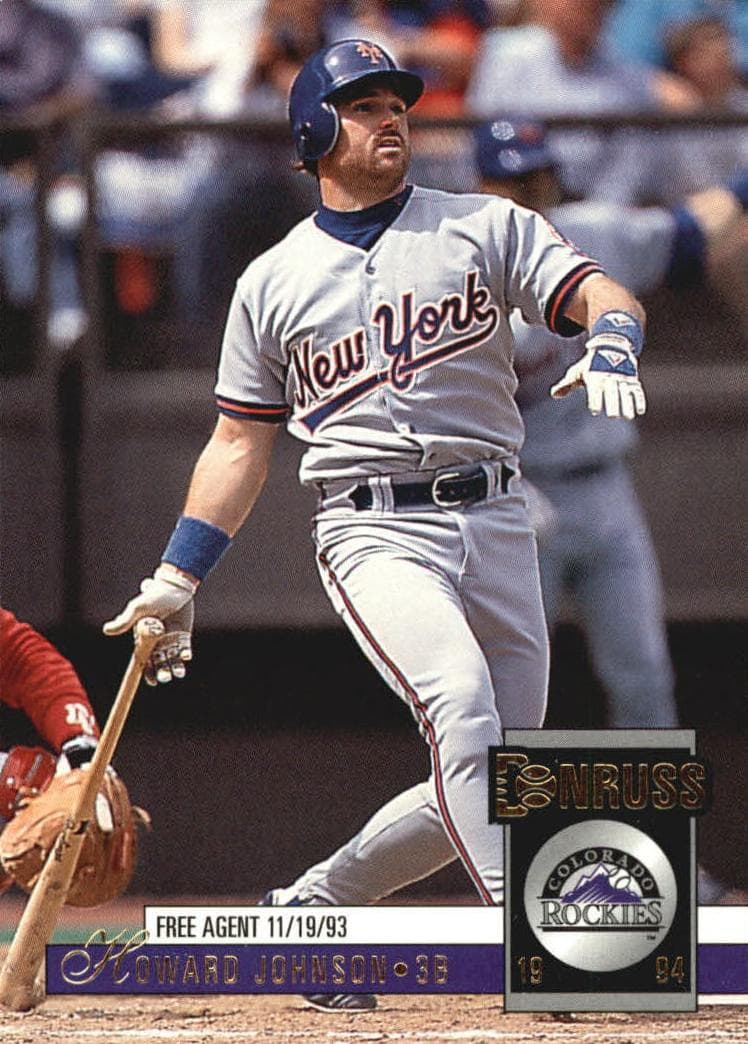 Howard Johnson 1994 panini Donruss
