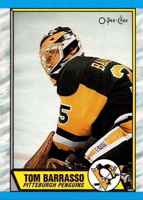 Tom Barrasso 1989 topps O-Pee-Chee