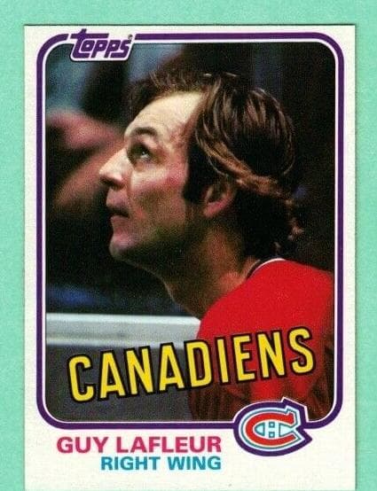 Guy Lafleur 1981 topps