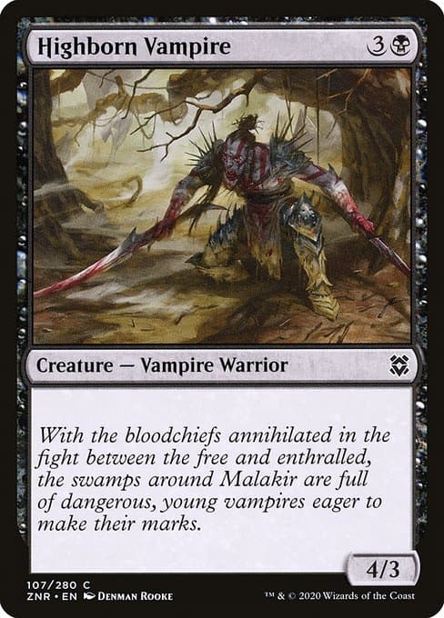Highborn Vampire #107