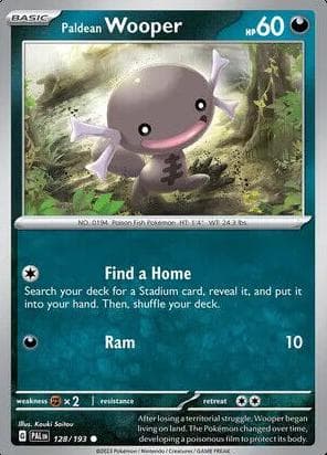 Paldean Wooper #128