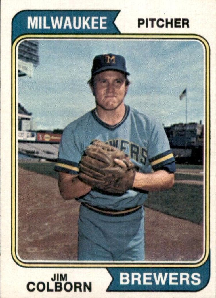 Jim Colborn 1974 topps Topps
