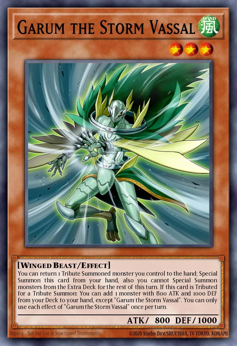 Garum the Storm Vassal #SR01-EN015