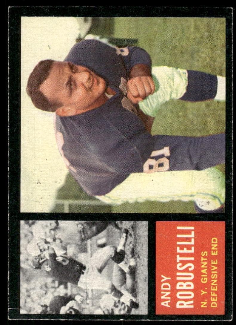 Andy Robustelli 1962 topps